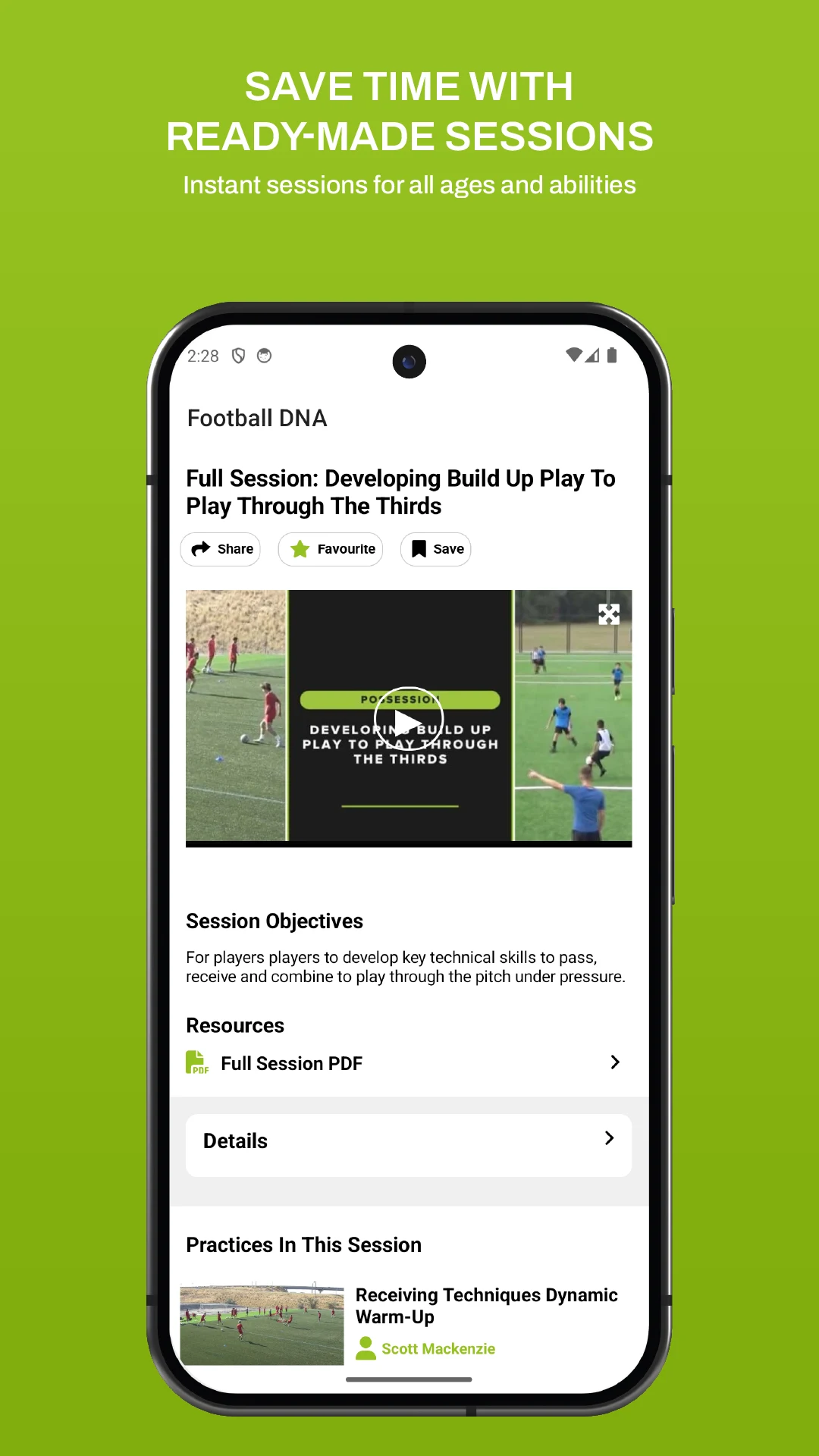 Football DNA screenshot